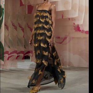 ULLA JOHNSON
Orianne Embellished Silk-Blend Gown